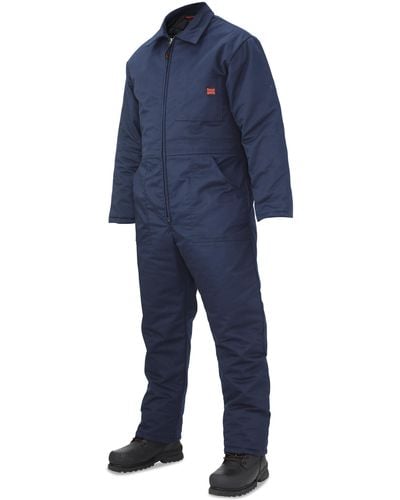 Tough Duck Big & Tall Insulated Coveralls - Blue
