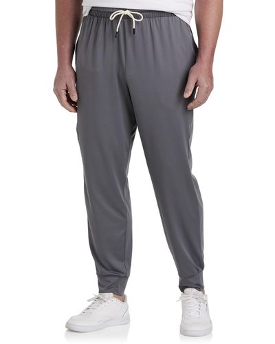 Reebok Big & Tall Performance Zipper-pocket Tech Sweatpants - Gray
