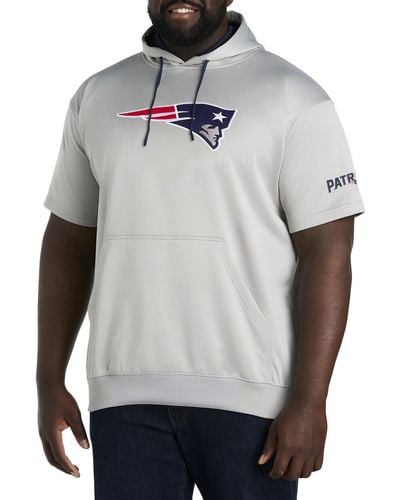 Nfl Big & Tall Hooded Graphic Tee - Gray