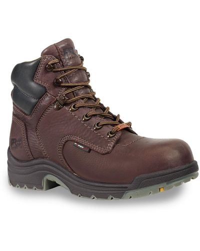 Timberland Big & Tall Titan Waterproof 6 & Quot Safety Toe Work Boots - Multicolor