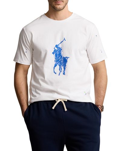 Polo Ralph Lauren Big & Tall Big Pony T-shirt - Blue