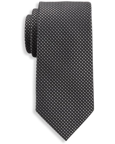 Michael Kors Big & Tall Weston Mini Dotted Tie - Gray