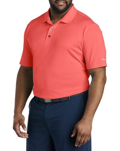 Reebok Big & Tall Performance Solid Polo - Red
