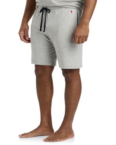Polo Ralph Lauren Big & Tall Supreme Comfort Sleep Shorts - Gray