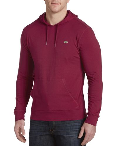 Lacoste Big & Tall Pullover Hoodie - Red