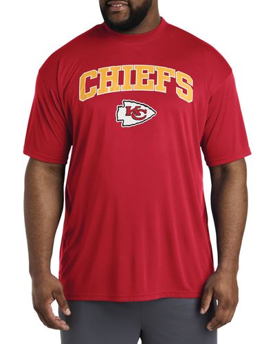 Nfl Big & Tall Home Performance Tee - Red