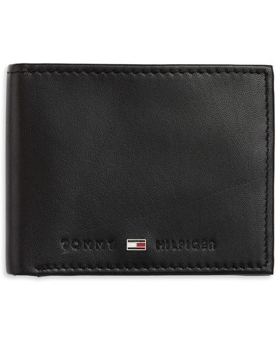 Tommy Hilfiger Big & Tall Rfid Brax Travelet Wallet - Black