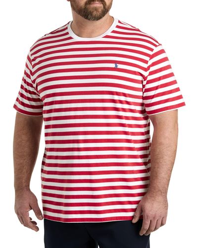 Polo Ralph Lauren Big & Tall Striped Jersey T-shirt - Red