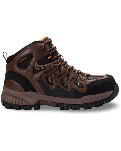 Propet Big & Tall Propet Sentry Safety-toe Boots - Brown