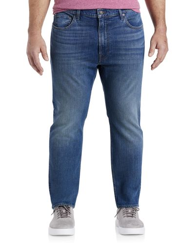 7 For All Mankind Big & Tall Vintage Dark Wash Jeans - Blue
