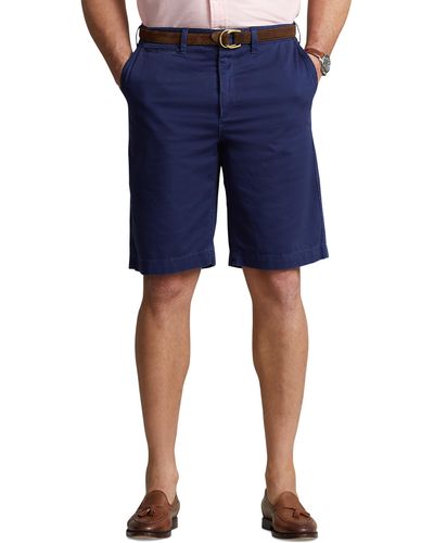 Polo Ralph Lauren Big & Tall Classic-fit Chino Shorts - Blue