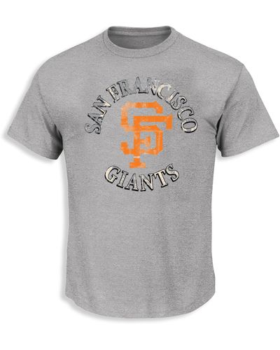 MLB Big & Tall Heather T-shirt - Gray