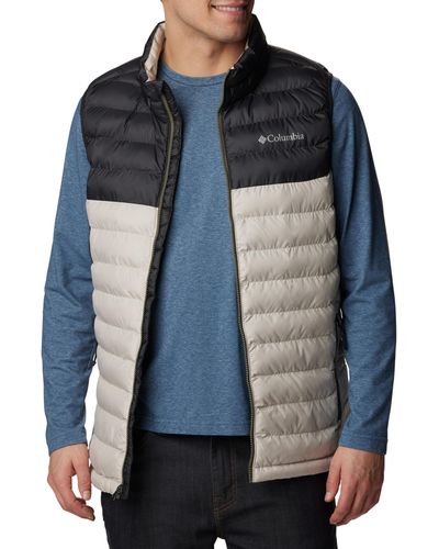 Columbia Big & Tall Powder Lite Quilted Vest - Blue