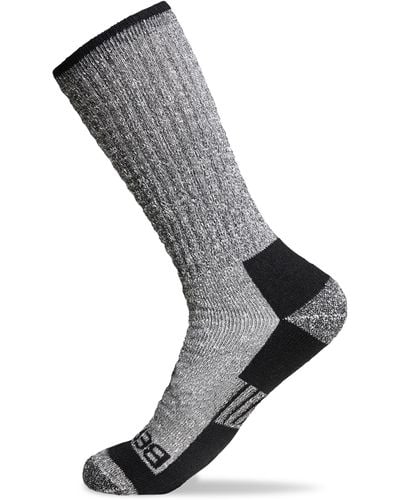 Bernè Big & Tall 3-pk Wool-blend Comfort Boot Socks - Black