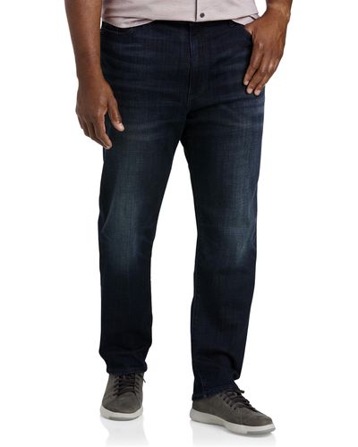 Lucky Brand Big & Tall Genesis Tapered-fit Stretch Jeans - Blue