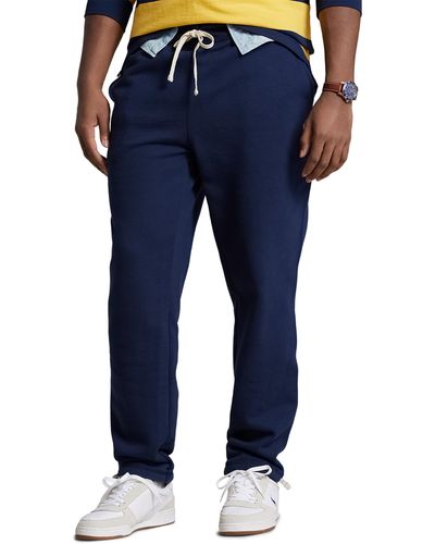 Polo Ralph Lauren Big & Tall Double-knit Tech Sweatpants - Blue