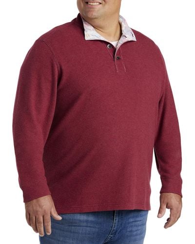 Tommy Bahama Big & Tall Monserrat Polo Shirt - Red