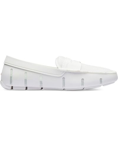 Swims Big & Tall Penny Loafers - White