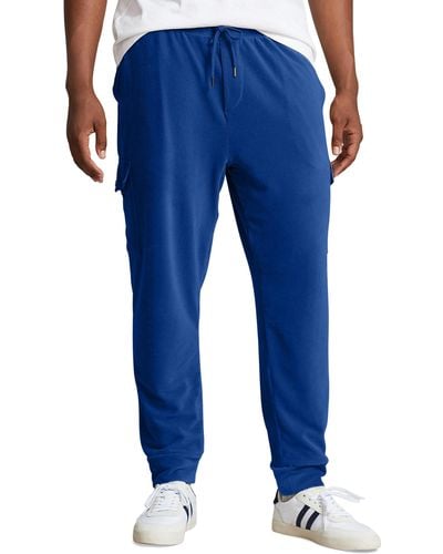 Polo Ralph Lauren Big & Tall Corduroy Cargo Sweatpants - Blue