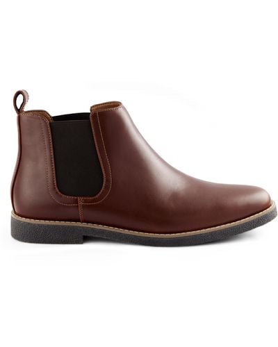 Deer Stags Big & Tall Rockland Chelsea Boots - Brown