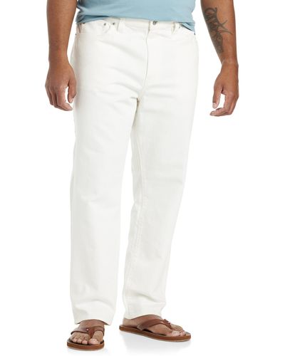 Lucky Brand Big & Tall Baja Relaxed Tapered-fit Jeans - White