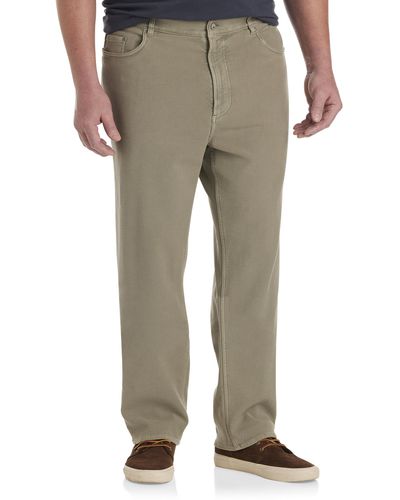 Faherty Big & Tall Stretch Terry 5-pocket Pants - Natural