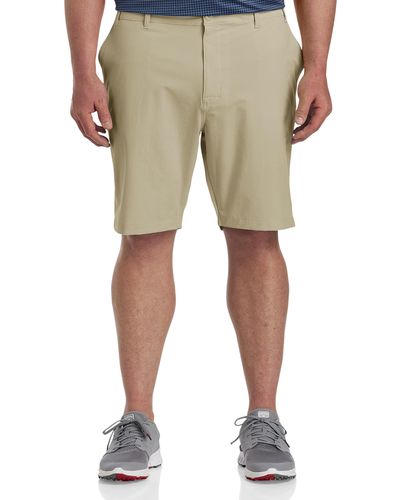 Callaway Apparel Big & Tall Everplay Flat-front Golf Shorts - Natural