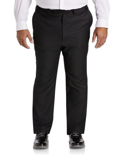 Tallia Big & Tall Tallia Geo Suit Pants - Black