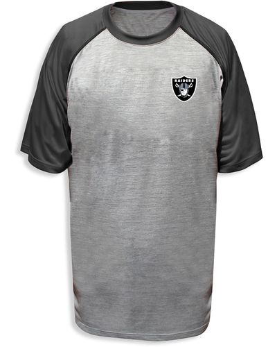 Nfl Big & Tall Raglan-sleeve Team T-shirt - Gray