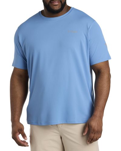 Columbia Big & Tall Summit Valley T-shirt - Blue
