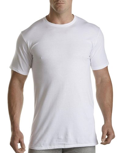 Jockey Big & Tall 2-pk Classic Crewneck T-shirts - White