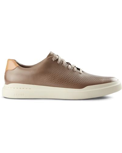 Cole Haan Big & Tall Grandpro Rally Laser Cut Sneakers - Brown
