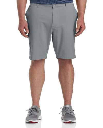 Callaway Apparel Big & Tall Everplay Flat-front Golf Shorts - Gray
