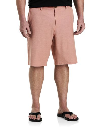 O'neill Sportswear Big & Tall Reserve Light Check Hybrid Shorts - Pink