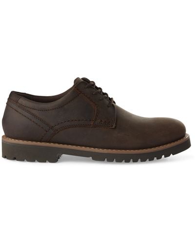 Rockport Big & Tall Mitchell Oxford Shoes - Brown