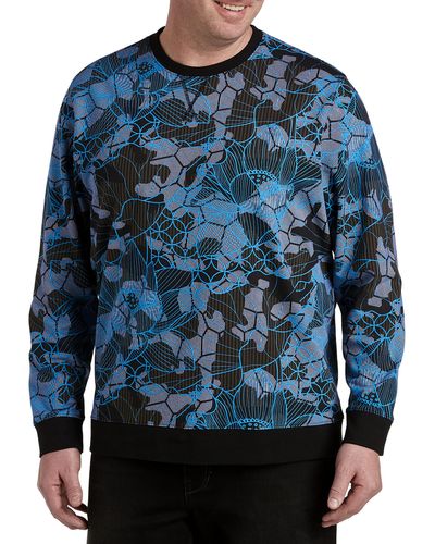 Robert Graham Big & Tall Zurich Sweater - Blue