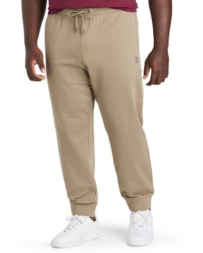 Psycho Bunny Big & Tall French Terry Sweatpants - Natural