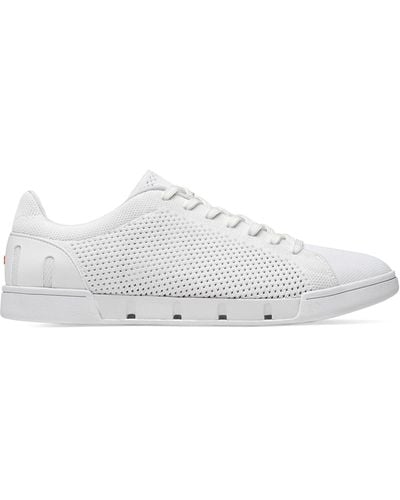 Swims Big & Tall Breeze Tennis-knit Sneakers - White
