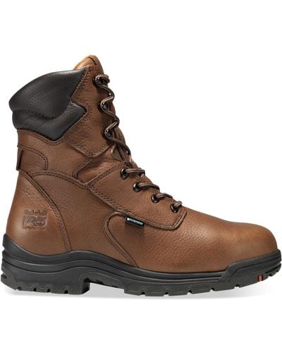 Timberland Big & Tall Titan 8 & Quot Safety Toe Waterprooof Work Boots - Multicolor