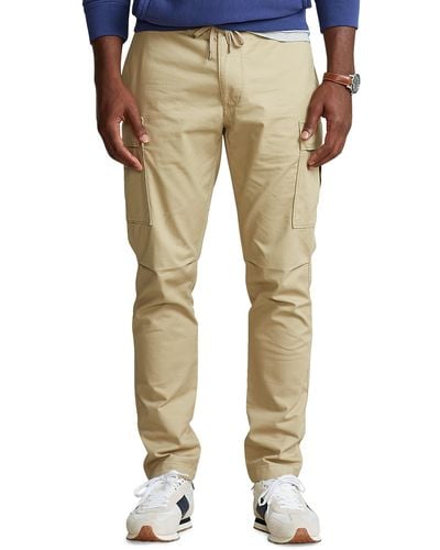 Polo Ralph Lauren Big & Tall Stretch Slim Fit Twill Cargo Pants - Natural