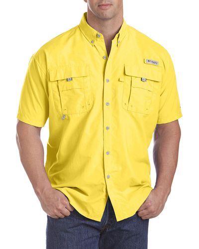 Columbia Bahama Ii Short Sleeve Shirt - Yellow