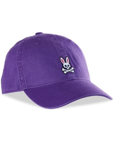 Psycho Bunny Big & Tall Classic Baseball Cap - Purple