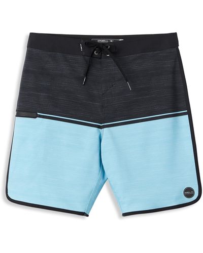 O'neill Sportswear Big & Tall Trvlr Series Hyperfreak Nomad Scallop Board Shorts - Blue
