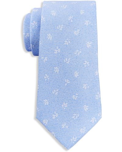 Michael Kors Big & Tall Mini Floral Tie - Blue