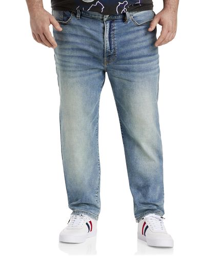 Lucky Brand Big & Tall Zuma Athletic-fit Stretch Jeans - Blue