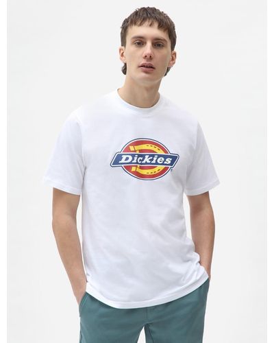 Dickies Icon Logo Kurzarm-T-Shirt - Weiß