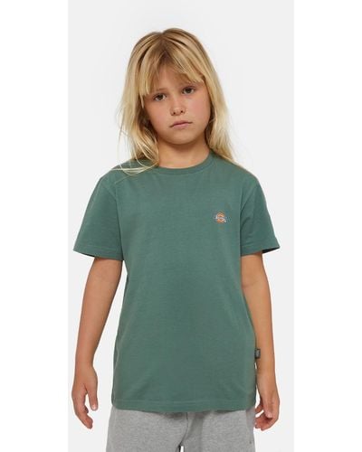 Dickies T-Shirt Mapleton Pour Enfant unisex Vert Forêt Size S