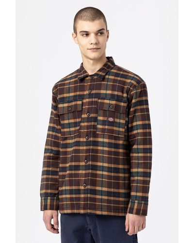 Dickies Veste Chemise Moulton - Marron