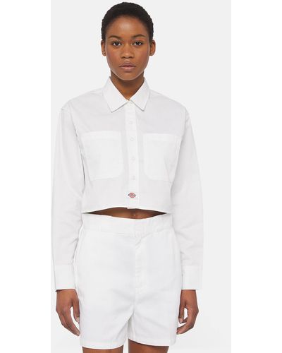 Dickies Chemise Manches Longues Culpeper - Blanc