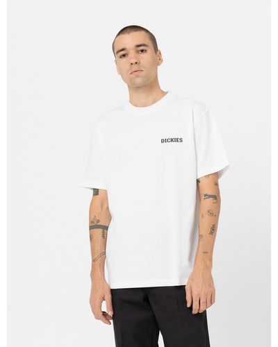 Dickies Hays Kurzarm T-Shirt - Weiß